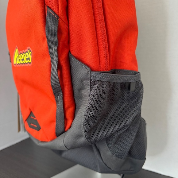 North Face Reese's Connector Backpack /Orange & Grey/Reflective Details/NWT/Rare - Picture 4 of 10